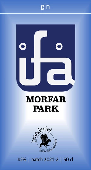 Vores private label gin for Morfar Park