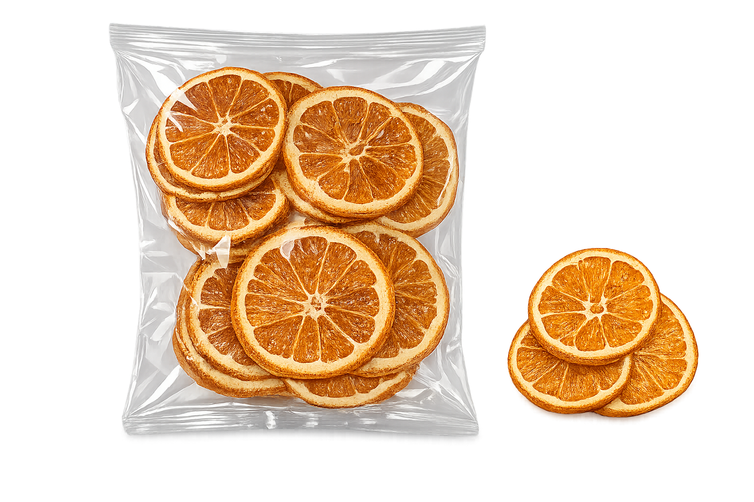 Dehydreret Appelsin skiver