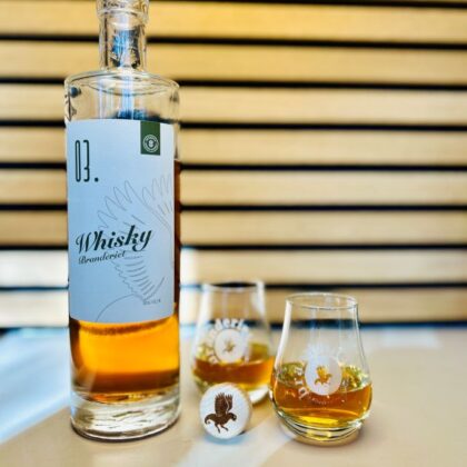 Whisky No 3 lagret på bourbon og afrundet på PX fade. Dansk Whisky